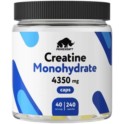 Купить креатин PRIME KRAFT СПДПП Creatine Monohydrate CAPS, 240 капсул ...