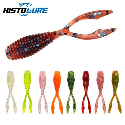 HISTOLURE Twin Tail Soft Fishing Lure 20pcs Bag 0 3g 3 5cm Ajing