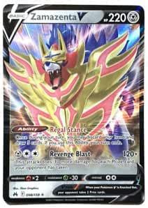 Pokemon Zamazenta V 098 159 Corona Zenith Ultra Rare Card Amazon