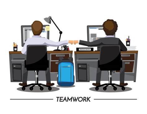 Royalty Free Coworker Clip Art Vector Images And Illustrations Istock