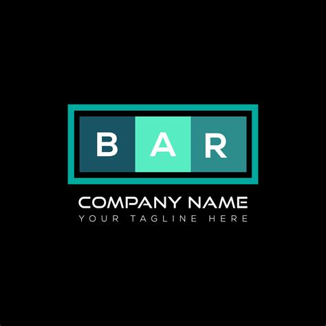 BAR letter logo creative design. BAR unique design. 17192287 Vector Art ...