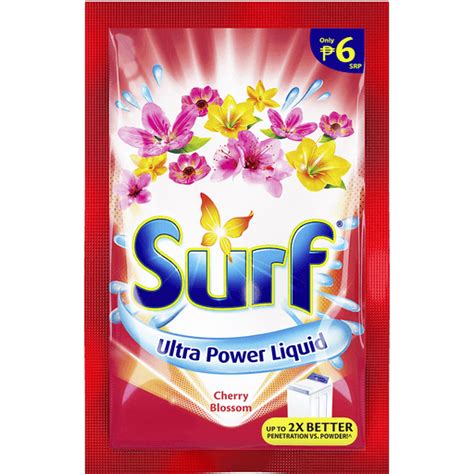 Surf Cherry Blossom Laundry Liquid Detergent Ml Sachet Liquid