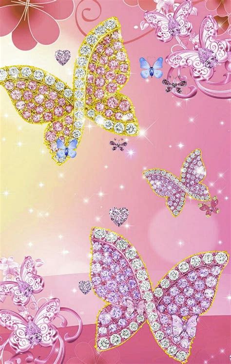 Free download | . By Artist Unknown. Butterfly iphone, Butterfly , Butterfly background, Pink ...