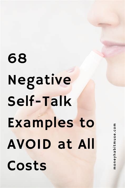 Negative Self Talk Examples To Avoid At All Costs Artofit