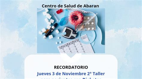 Este jueves continúan los talleres para pacientes con diabetes