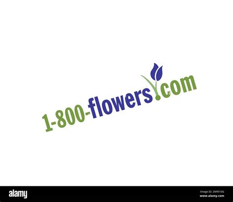 1 800 Flowers, rotated logo, white background Stock Photo - Alamy