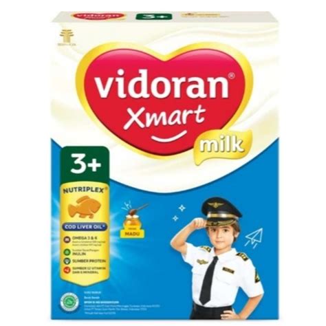 Jual SUSU VIDORAN XMART 3 PLUS VANILA MADU 700G 925G Shopee Indonesia