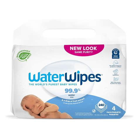 Waterwipes Reinen Baby Feuchttücher 60 X 4 Pro Packung Amazon de Baby