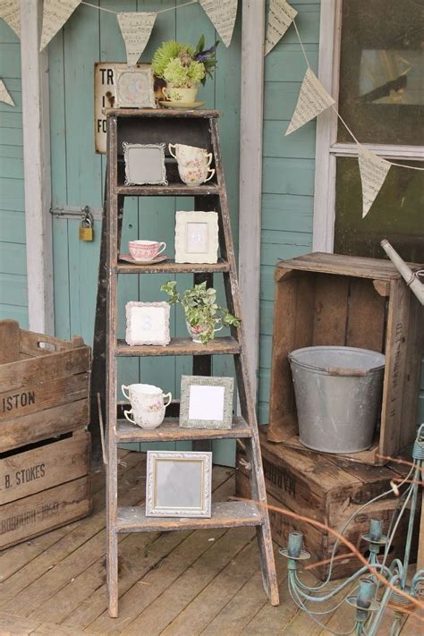 20 Wooden Step Ladder Decorating Ideas The Urban Decor