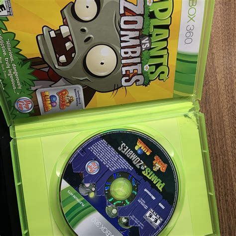 Plants Vs Zombies Microsoft Xbox 360 2010 Complete 899274002236 Ebay