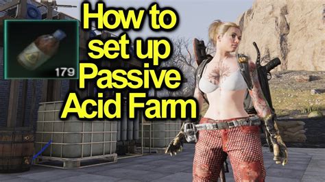 How To Set Up A Passive Acid Farm Once Human Youtube