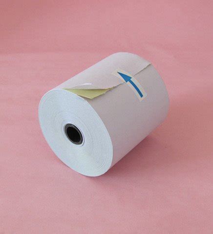 76mm X 70mm 2 Ply NCR Carbonless Paper Roll Panda Paper Roll