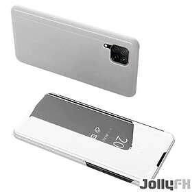 JollyFX Clear View Fodral Till Huawei P40 Lite Nova 7i Nova 6 SE Silver