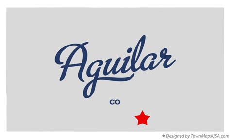 Map of Aguilar, CO, Colorado