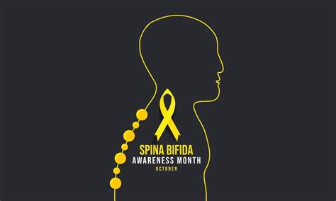 Spina Bifida Awareness Month Background Banner Card Poster