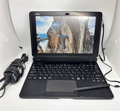 Fujitsu 2 In 1 Convertible Laptop Tablet Intel I5 256GB SSD 12.5" Touch ...