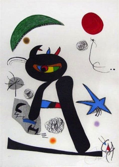 Barbare Dans La Neige By Joan Miro Oil Painting Reproduction