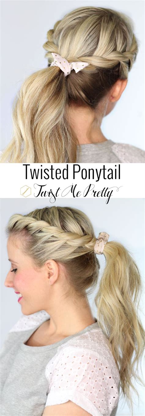 10 Twisted Ponytail Tutorials Pretty Designs