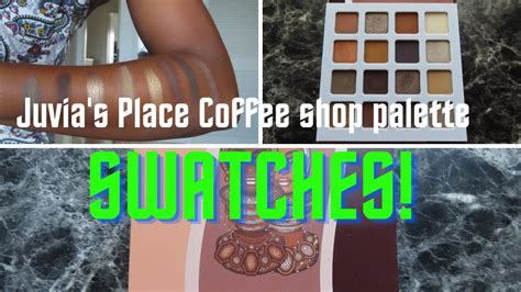 Juvia S Place Coffee Shop Palette Swatches Shaunz World Neutralpalette