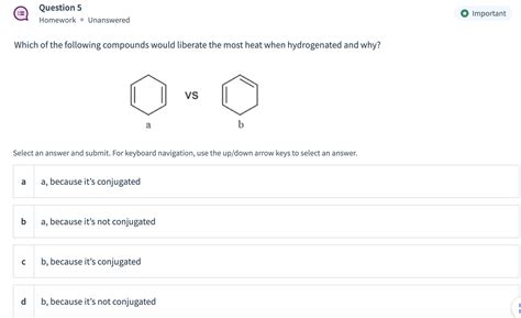 Solved Which Of The Following Compounds Would Liberate The