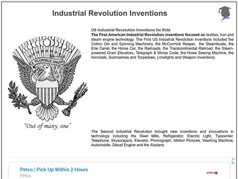 Siteseen: American Historama: Industrial Revolution Inventions Article ...