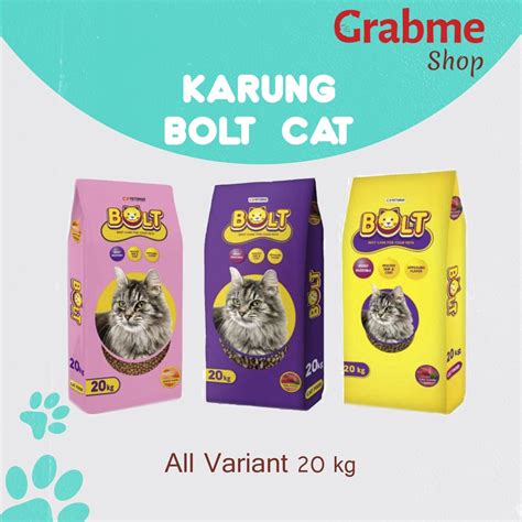 Jual Makanan Kucing Murah BOLT All Variant 20 Kg GRAB GOSEND Shopee