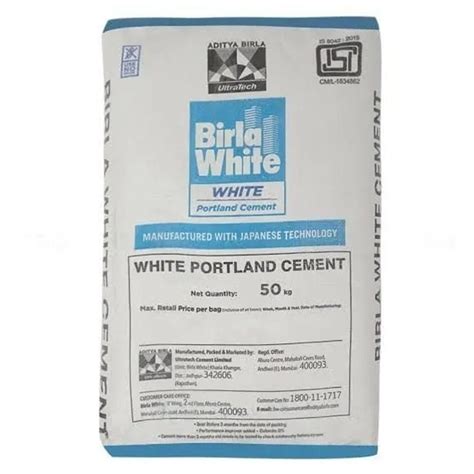 Kg Birla White Portland Cement At Rs Bag Birla White Cement