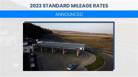 2023 Standard Mileage Rates Announced Corporate Tax Return Prep