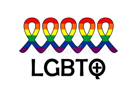 Lgbtq Logo With Rainbow Symbol Vector Symbol Of Lgbt Pride Community