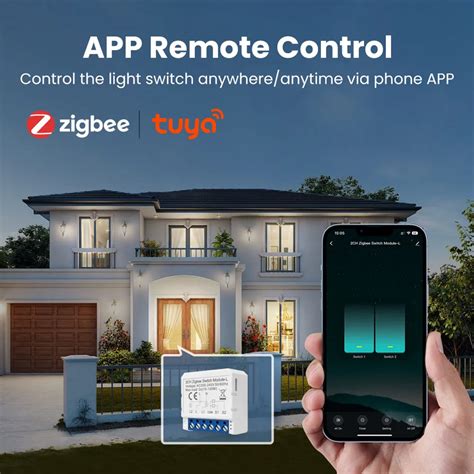 Tuya Zigbee Channel Intelligent Switch Module Without Neutral