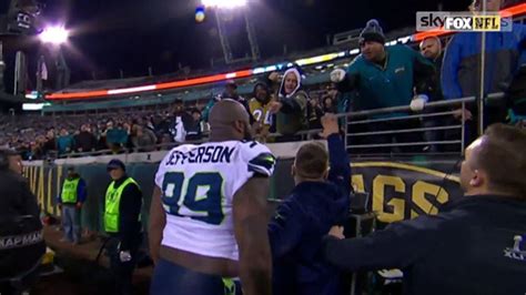 WATCH Seahawks Jefferson Clashes With Jaguars Fan NFL News Sky Sports