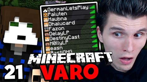 13 SPIELER GLEICHZEITIG AUF DEM SERVER MINECRAFT VARO 4 21 Paluten