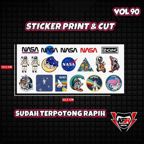 Jual Stiker Pack Print Cut Vol 90 Viral Terbaru Stiker Motor Sticker