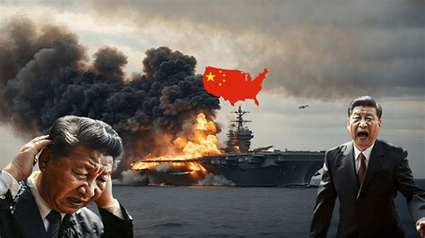 Xi Is Shocked By This News Chinas Only Aircraft Carrier Sunk By Tomahawk Missile Near Taiwan