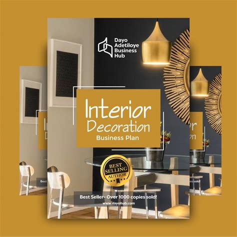 Buy Interior Decoration Business Plan By Dayo Adetiloye Business Hub On