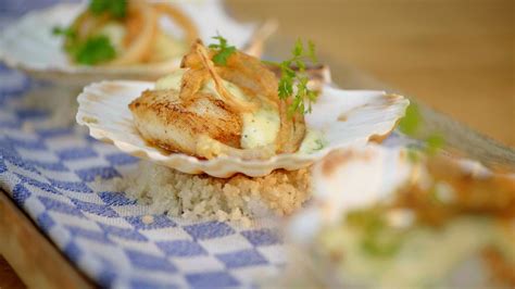 Sint Jakobsschelpen Met Tomatencompote En Bearnaise Dagelijkse Kost