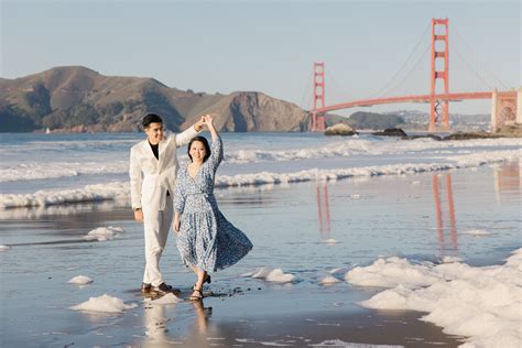 San Francisco Engagement Photographer Baker Beach Kim Kent