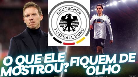 O QUE JULIAN NAGELSMANN MOSTROU CONTRA A ESCOCIA SITUAÇÃO MUSIALA