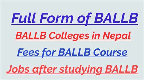 Ba Llb Full Form Course Subjects Admission Syllabus