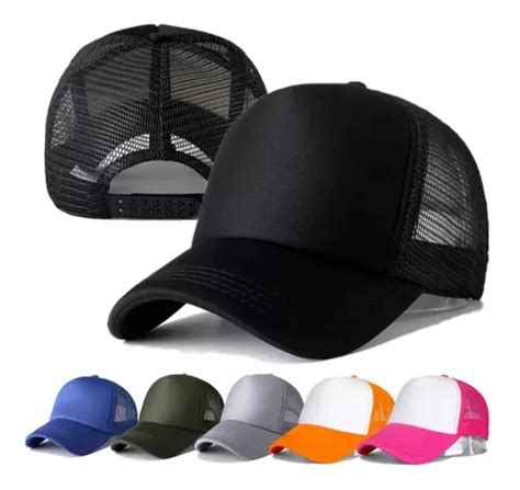 Gorras De Malla Unicolor MercadoLibre