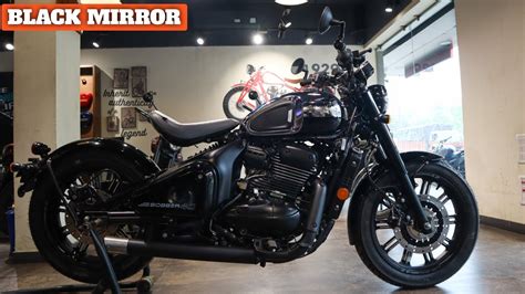 Jawa Bobber Black Mirror Update On Road Price Midnight