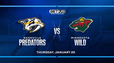 Predators Vs Wild Prediction And Game Prop Pick