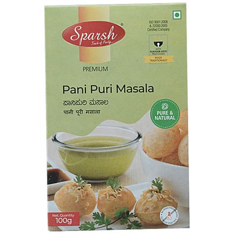 Buy Sparsh Sparsh Pani Puri Masala Online At Best Price Of Rs 55