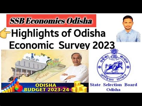 Highlights Of Odisha Economic Survey For Ssb Odisha Pgt Ugc