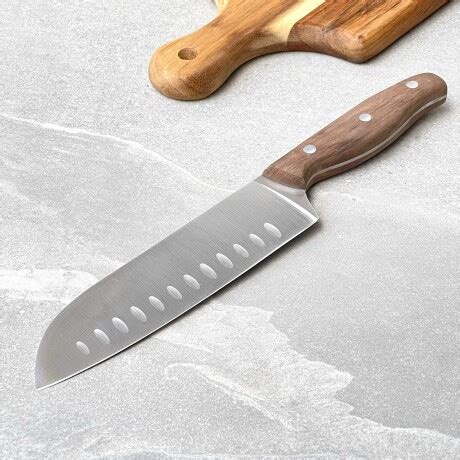 Cuchillo Santoku Acero Inoxidable Homezaza Cm El Capit N