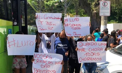 Menina morta em Niterói é enterrada sob protesto Nossas crianças não