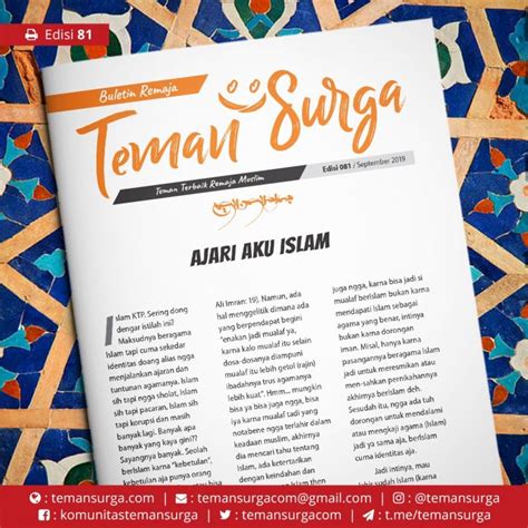 Buletin Teman Surga 081 Ajari Aku Islam Buletin Teman Surga Official