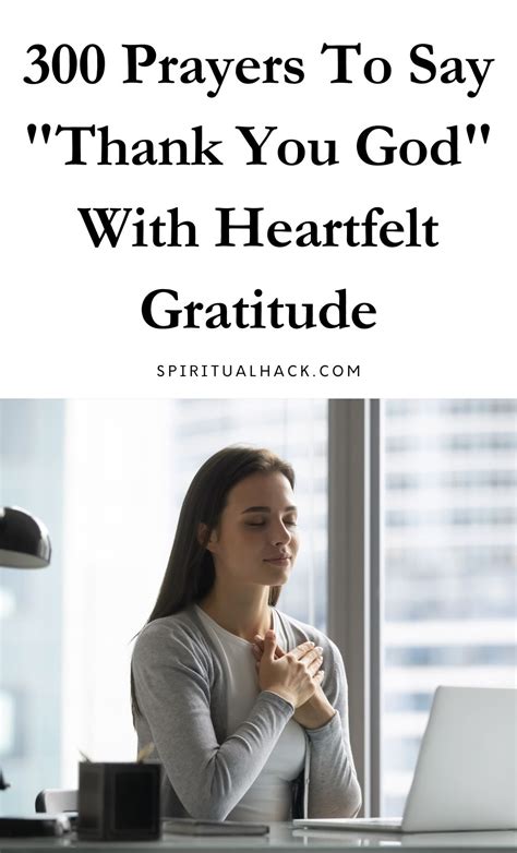 300 Prayer For Thankfulness And Gratitude To God Spiritual Hack