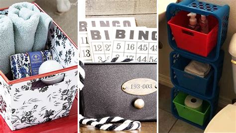 16 Super Awesome DIY Dollar Store Storage Bin Organization Solutions