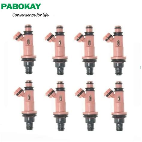 8 Pieces X Flow Matched Fuel Injector Set For Lexus 4 0 4 3 V8 23250